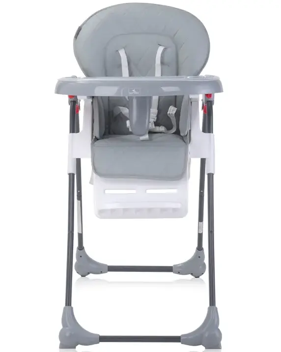 Дитячий стільчик для годування Lorelli Dulce Cool Grey Leather